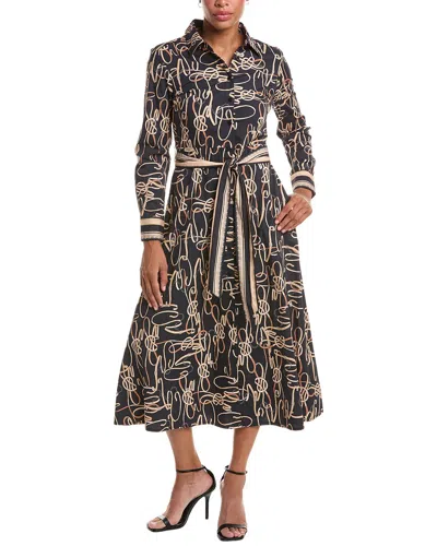 Jude Connally Kitty Stretch Poplin Dress In Black