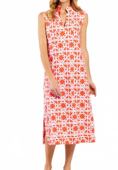 Jude Connally Kristen Maxi Dress In Coral In Pink