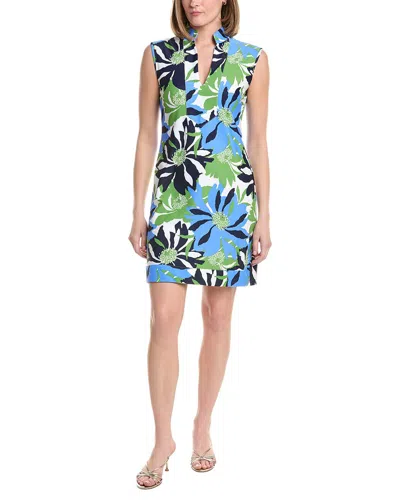 Jude Connally Kristen Dress In Blue And Green Multi