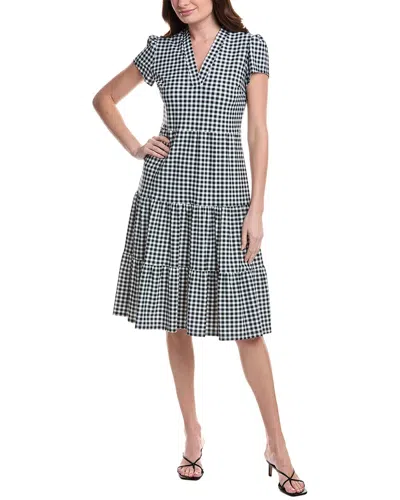 Jude Connally Libby Tiered Midi Dress In Black