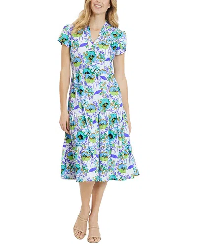 Jude Connally Libby Tiered Midi Dress In White
