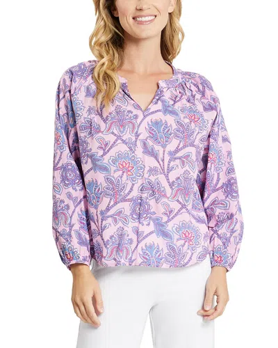 Jude Connally Lilith Blouse In Purple