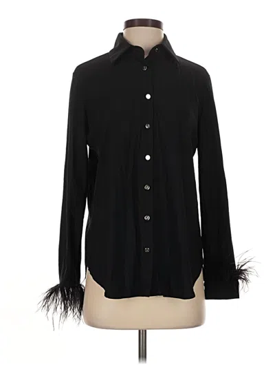 Pre-owned Jude Connally Long Sleeve Button Down Shirt In Black