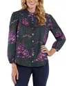 Jude Connally Lorraine Pullover Top In Black