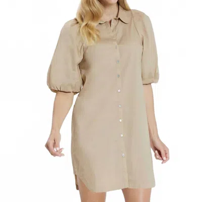 Jude Connally Lovey Dress In Sand In Green