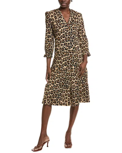 Jude Connally Maggie Tiered Midi Dress