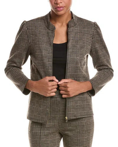 Jude Connally Marley Textured Plaid Jacket In Multi