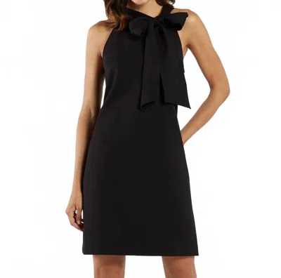 Jude Connally Maureen Ponte Mini Dress In Black