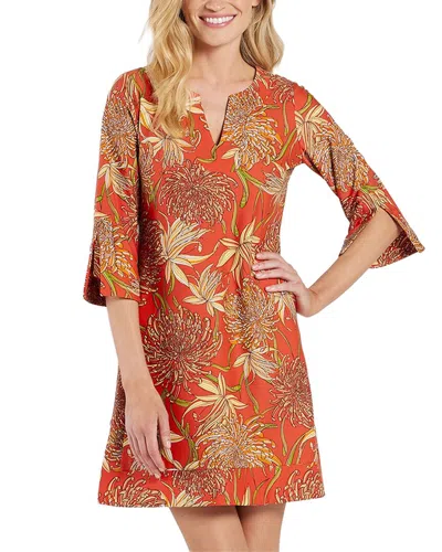 Jude Connally Megan Tunic Dress In Orange