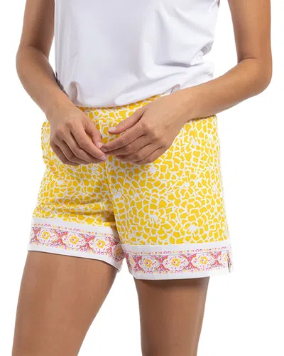 Jude Connally Mika Pull On Shorts In Yellow
