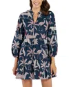 Jude Connally Monaco Tiered Dress In Blue