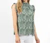 Jude Connally Mylie In Hidden Giraffes Jungle Green In Green