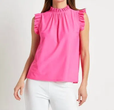 Jude Connally Mylie Top In Spring Pink In Multi