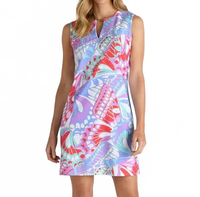 Jude Connally Nadine Mini Dress In Butterfly Mosaic Gold In Multi