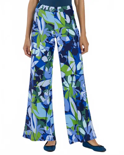 Jude Connally Nicolette Wide-leg Pants In Kaleidoscope Floral Navy In Blue