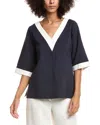 Jude Connally Ophelia Pullover Top In Black