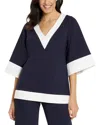 Jude Connally Ophelia Pullover Top In Blue