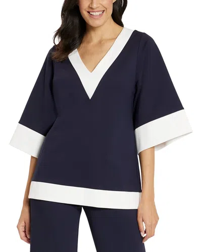 Jude Connally Ophelia Pullover Top In Blue
