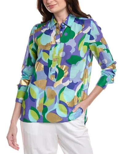 Jude Connally Pru Pullover Top In Blue