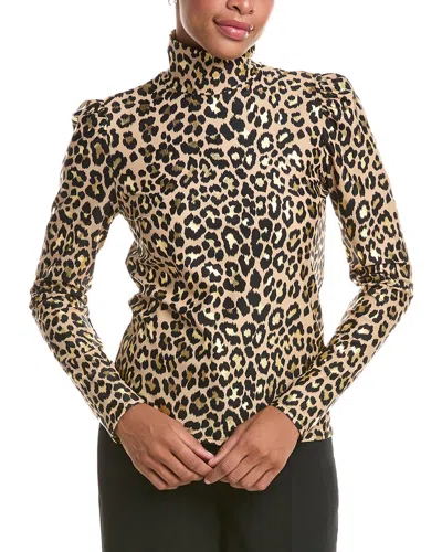 Jude Connally Rae Pullover Top In Animal Print