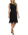 Jude Connally Riley Zip Sleeveless Dress In Black