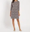 Jude Connally Sabine Shift Dress In Gray