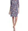 Jude Connally Sabine Mini Dress In Palm Beach Paisley Buebell In Blue