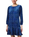 Jude Connally Sadie Print Velvet Dress