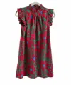 Jude Connally Shari Dress In Mod Daisygreen In Multi