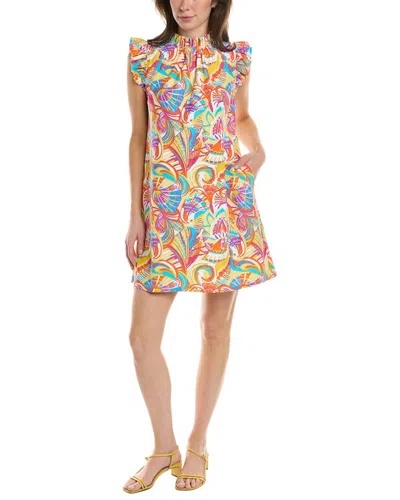 Jude Connally Shari Mini Dress In Fan Fair Apricot