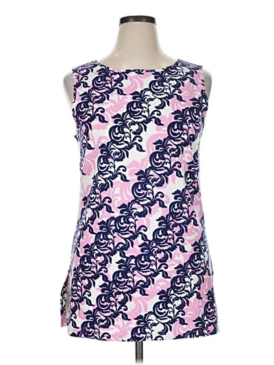 Pre-owned Jude Connally Sleeveless Top Pink Boatneck Tops