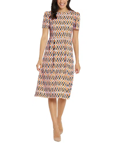 Jude Connally Sabine Shift Dress In Orange