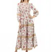 Jude Connally Stormi Midi Dress In Wildflower Field White In White