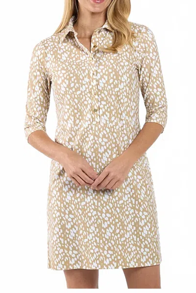 Jude Connally Susanna Mini Dress In Antelope Sand In Brown