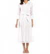 Jude Connally Sutton Dress In White In White