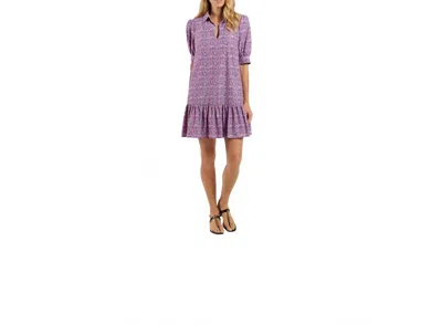 Jude Connally Tierney Dress In Melody Ditsy Amethyst In Multi