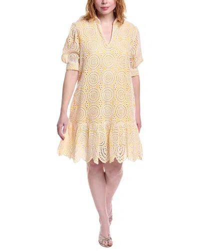 Jude Connally Tierney Mini Dress In Yellow