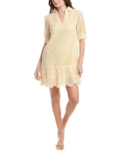 Jude Connally Tierney Mini Dress In Yellow