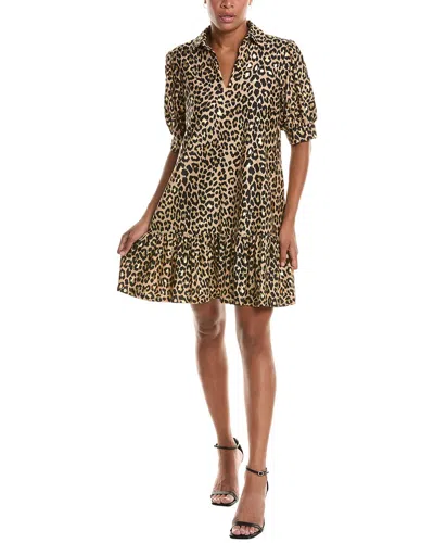Jude Connally Tierney Mini Dress In Animal Print