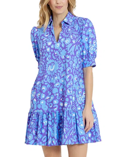 Jude Connally Tierney Swing Dress In Blue