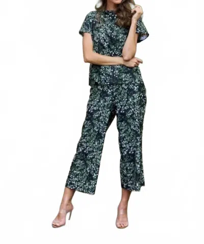 Jude Connally Tillie Top In Painted Dot In Green