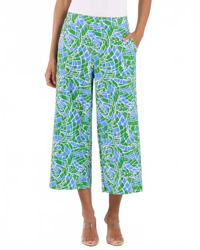 Jude Connally Trixie Mosaic Pant In Blue In Multi