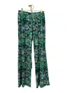 Jude Connally Trixie Pant In Watercolor Floral Green In Green
