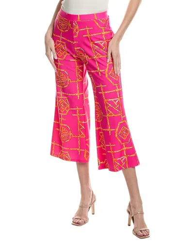 Jude Connally Trixie Wide Leg Cropped Pant In Pink