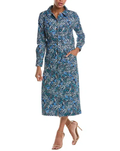 Jude Connally Uma Corduroy Shirtdress In Multi