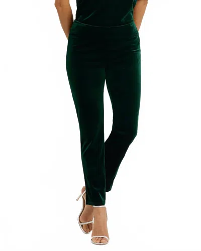 Jude Connally Women's Lucia Velvet Pant In Palace Green