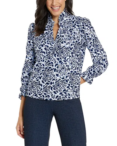 Jude Connally Wren Blouse In Blue