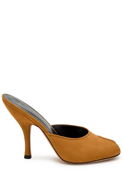 Jude Date 110 Nubuck Mules In Brown
