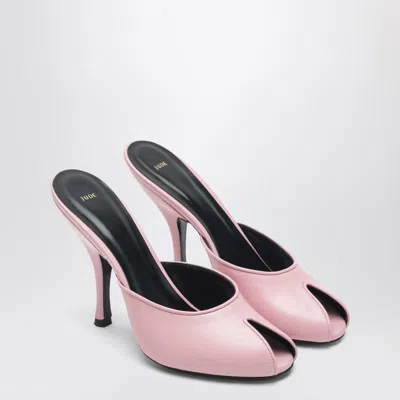 Jude Date Pink Leather Mules