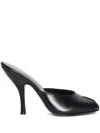 Jude Womens Black Date 105 Leather Mules In Black